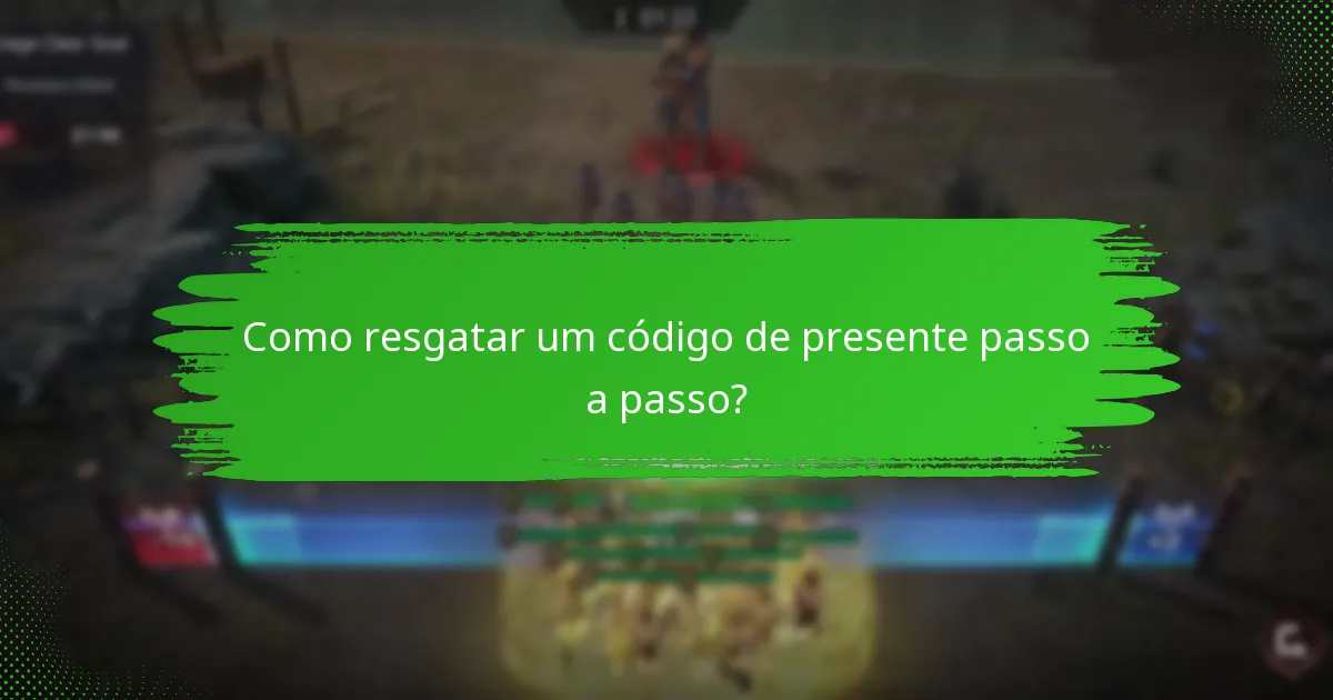 Como resgatar um código de presente passo a passo?